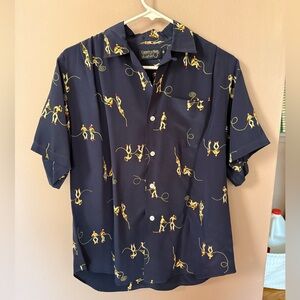 Women’s vintage silk button down